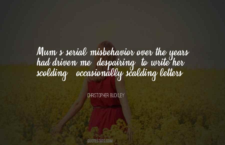 Quotes About Misbehavior #1816822