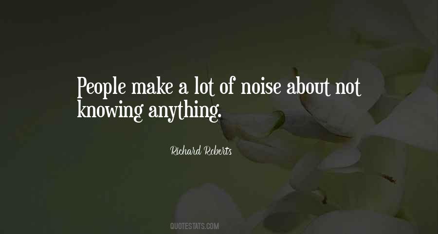People Noise Quotes #615869