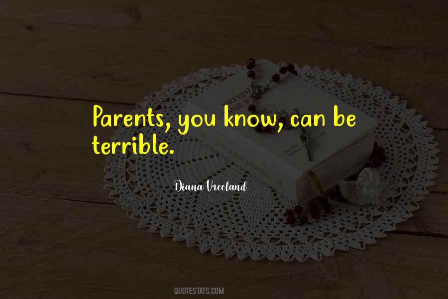 Quotes About Terrible Parents #850485