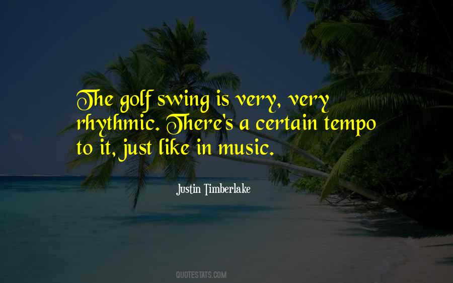 Quotes About Swing Music #236696