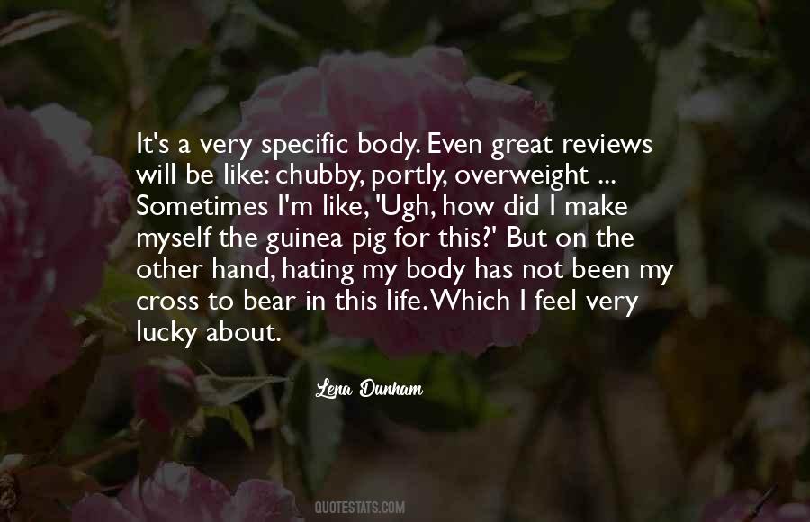 Quotes About Chubby #1268037