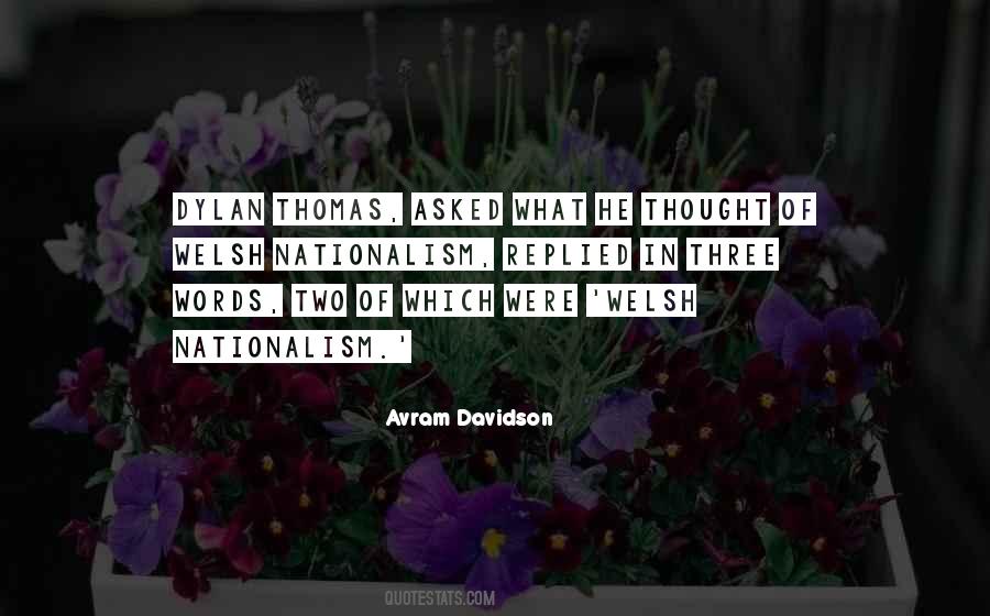 Quotes About Welsh #1462656