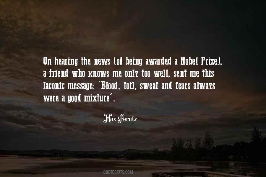 Quotes About Nobel Prize #1054173