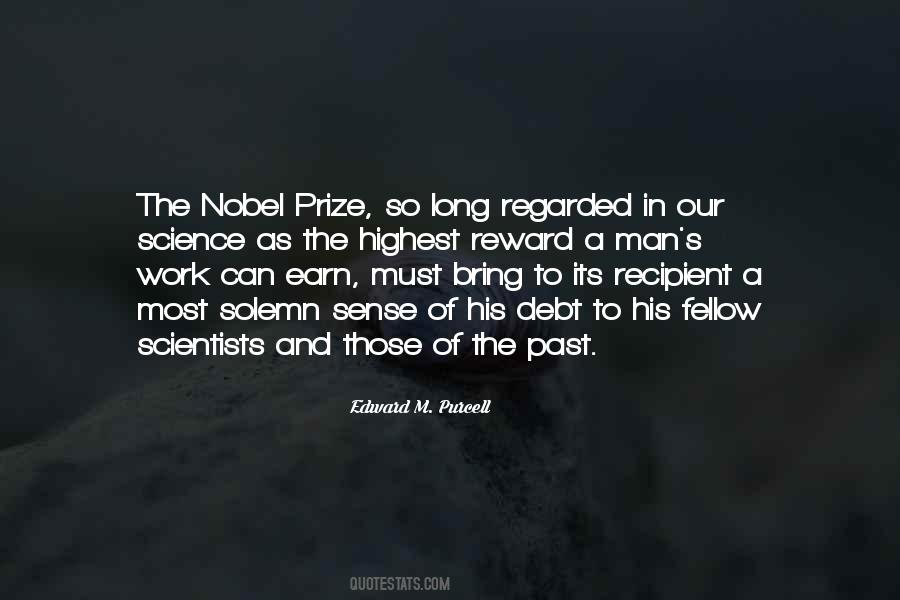 Quotes About Nobel Prize #1118275