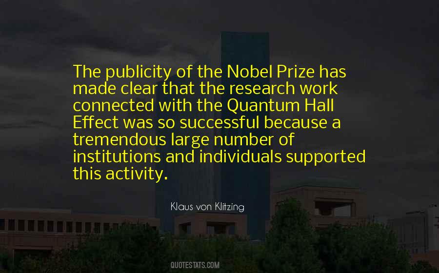 Quotes About Nobel Prize #1340224