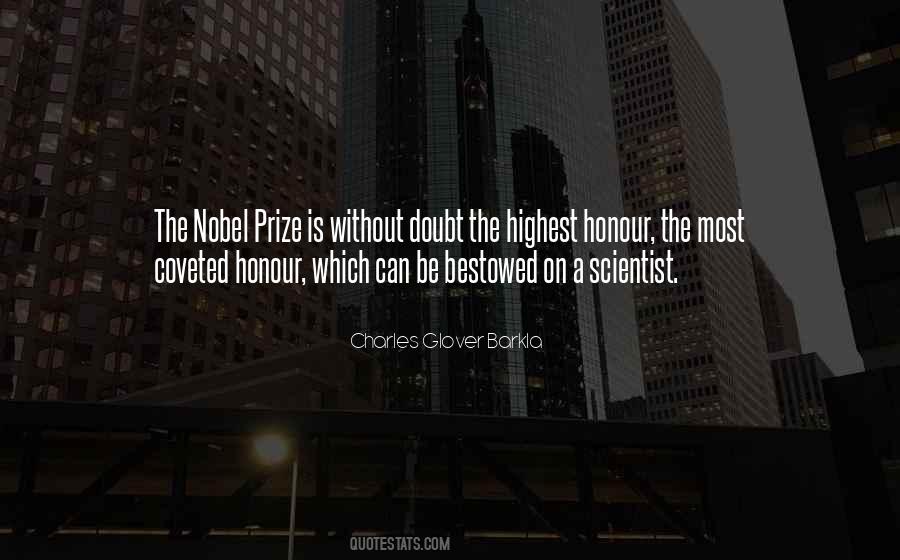 Quotes About Nobel Prize #1420981