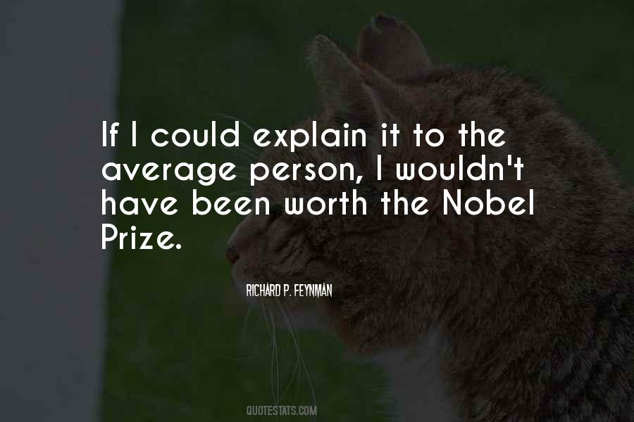 Quotes About Nobel Prize #1500069