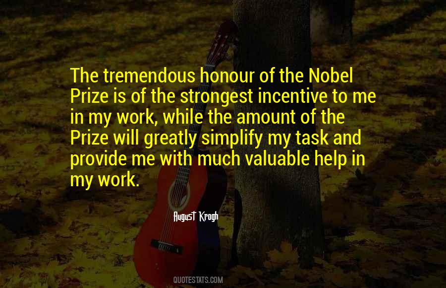 Quotes About Nobel Prize #1560272