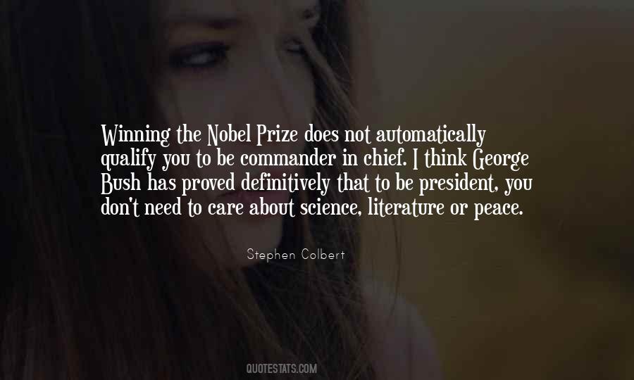 Quotes About Nobel Prize #1707479