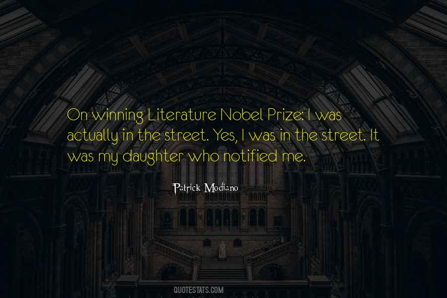 Quotes About Nobel Prize #1744618