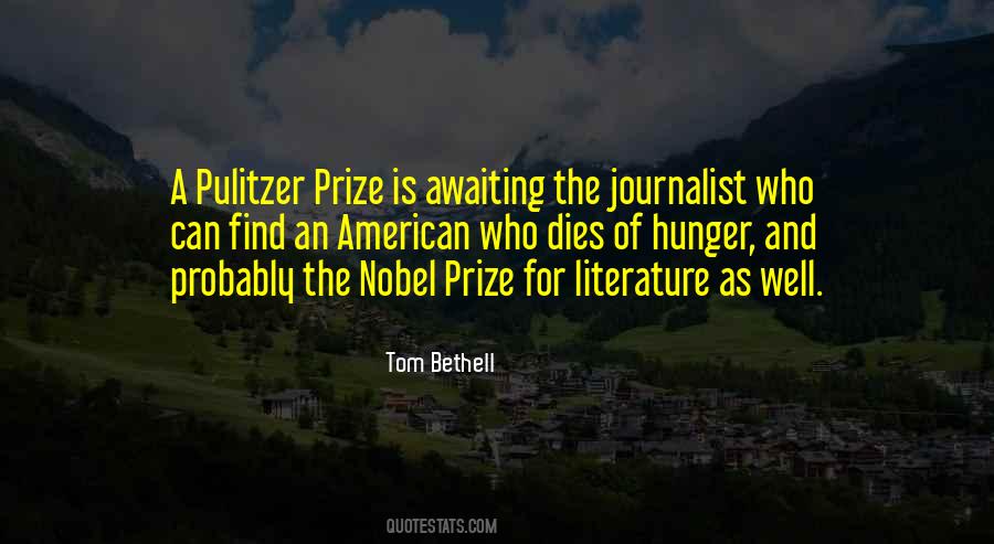 Quotes About Nobel Prize #1784440