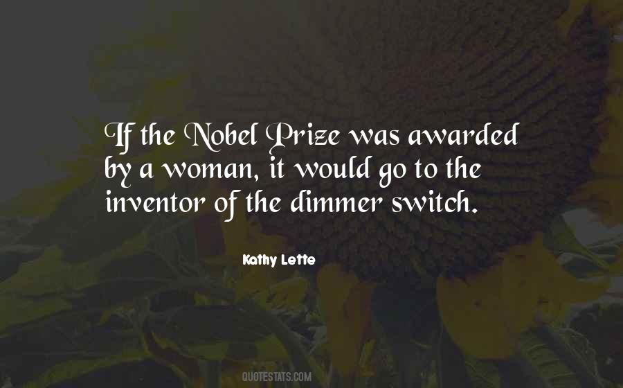 Quotes About Nobel Prize #1845143