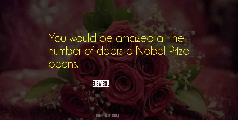 Quotes About Nobel Prize #511752 Quotes About Nobel Prize #511752
