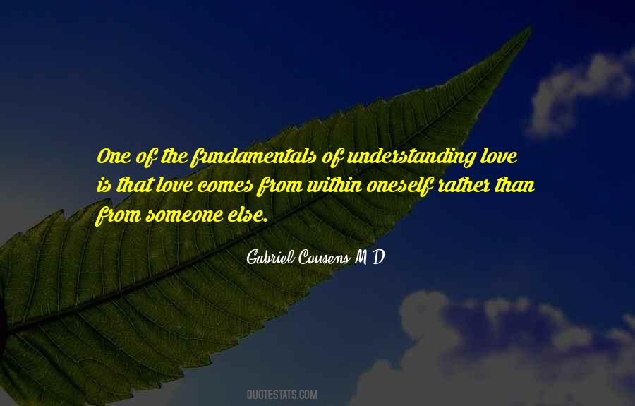 Quotes About Understanding Love #1111050