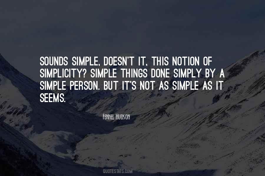 Quotes About Simple Life Simplicity #924070