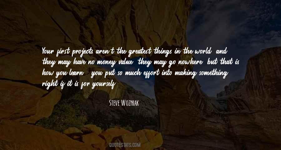Quotes About Making The Effort #799457