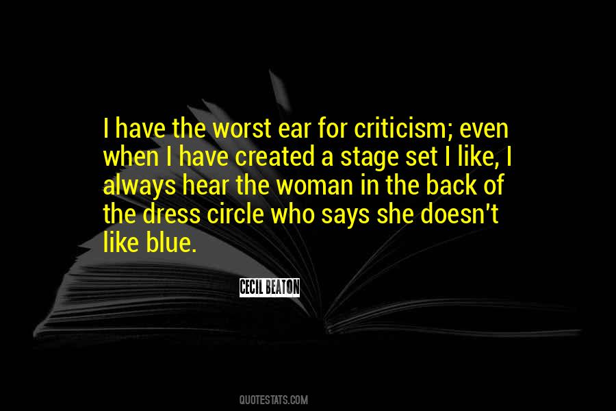 Quotes About Blue Dress #1227095