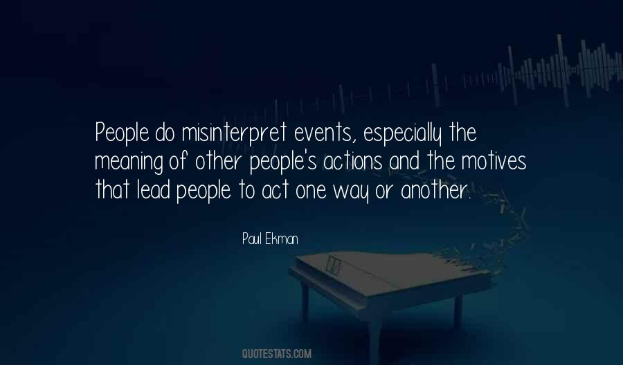 People Or Events Quotes #1064747