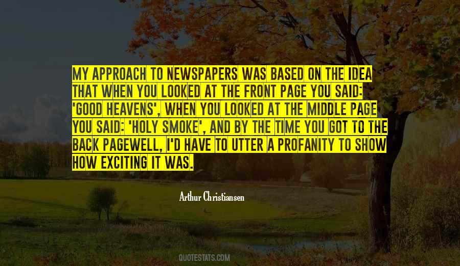 Quotes About Front And Back #301895