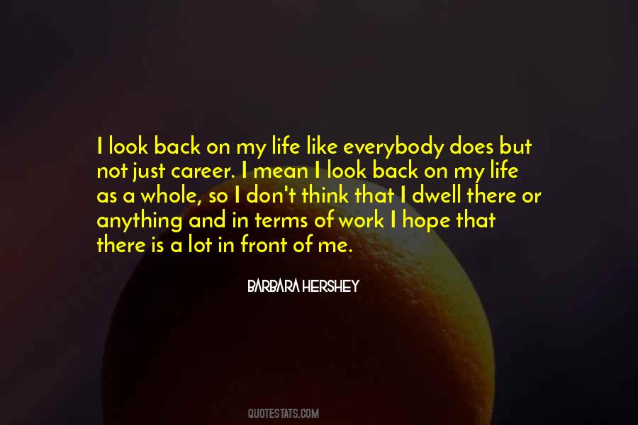 Quotes About Front And Back #618173