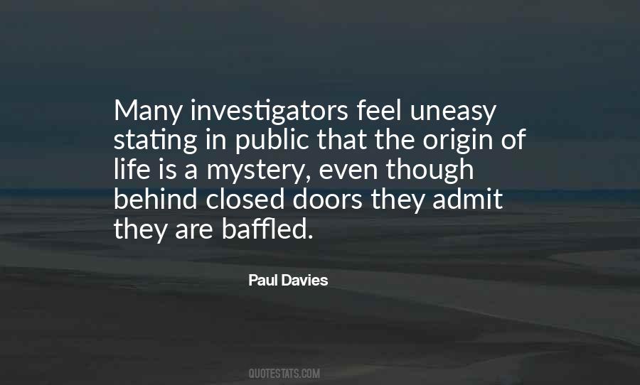 Quotes About Investigators #1804832