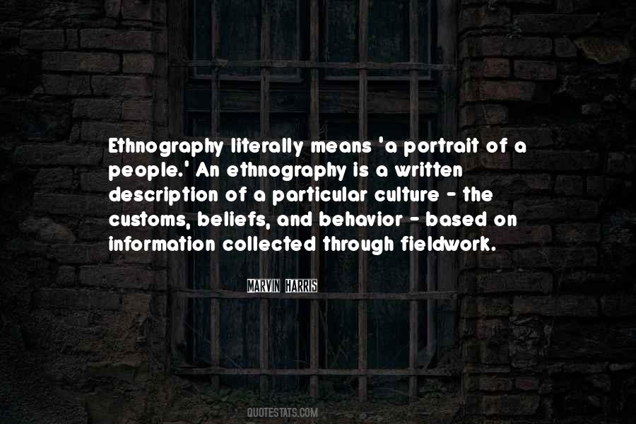 Quotes About Ethnography #167647