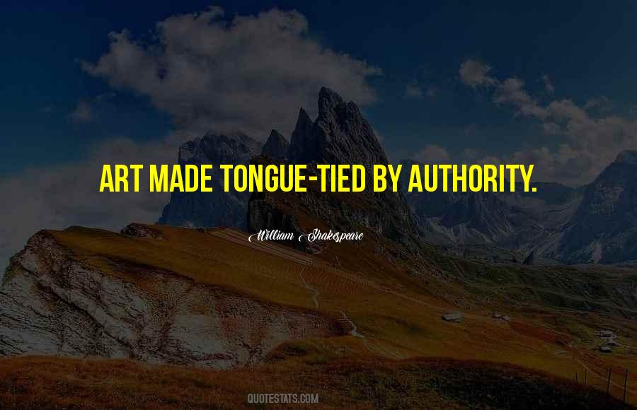 Quotes About Tongue Tied #1877437