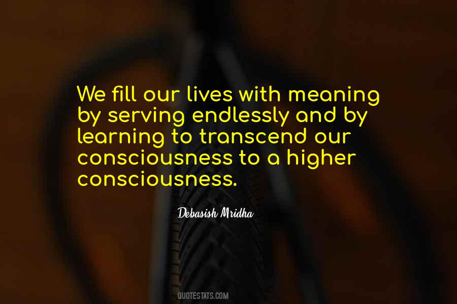 Quotes About Higher Consciousness #759341