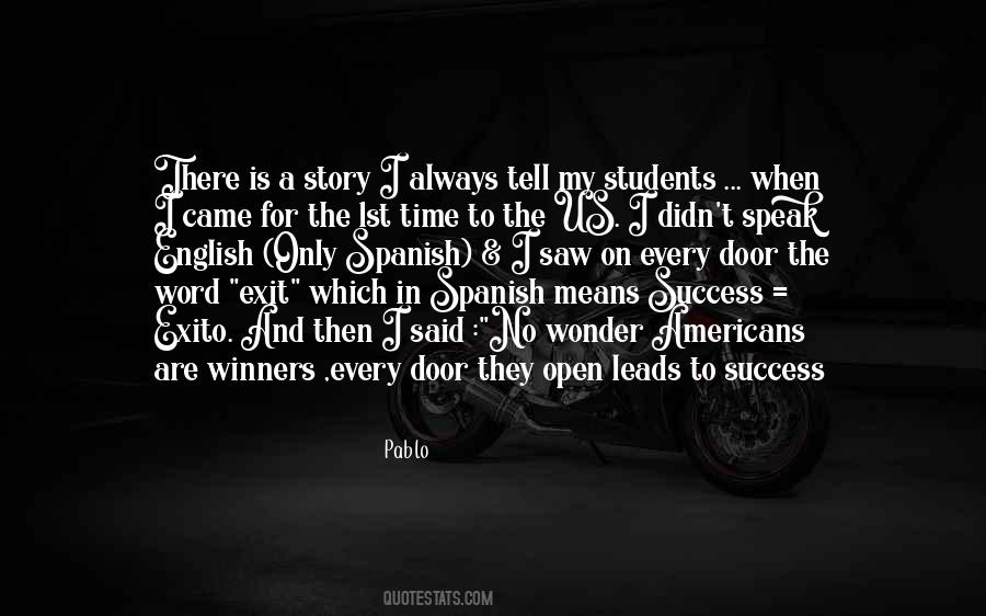 I Am A Success Story Quotes #29736