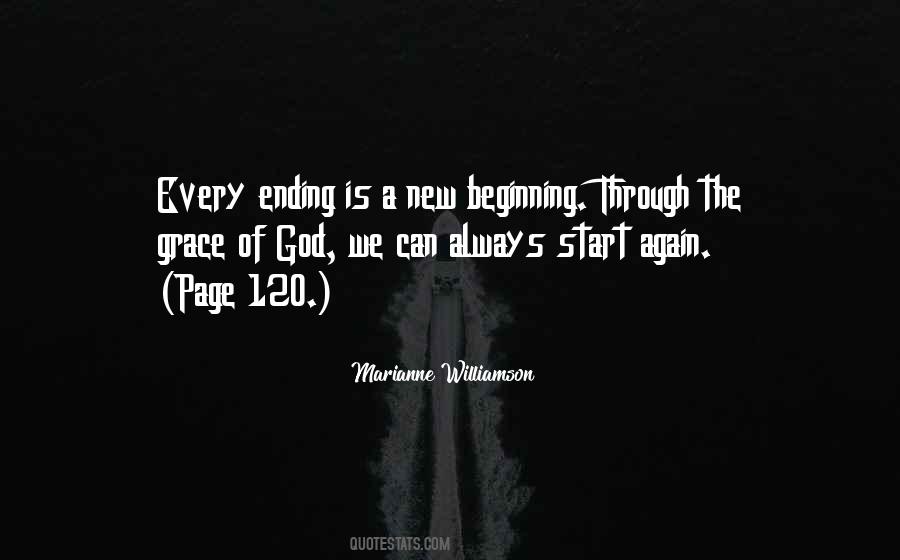 Quotes About An Ending And New Beginning #37854