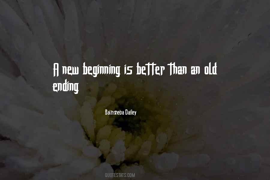 Quotes About An Ending And New Beginning #698266