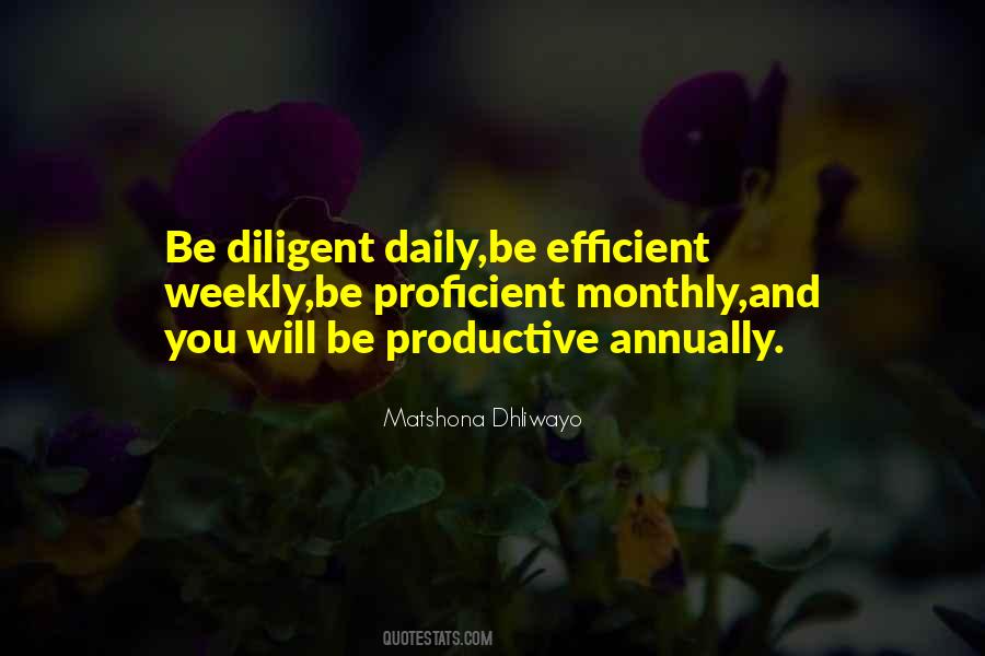 Quotes About Diligent #1494578