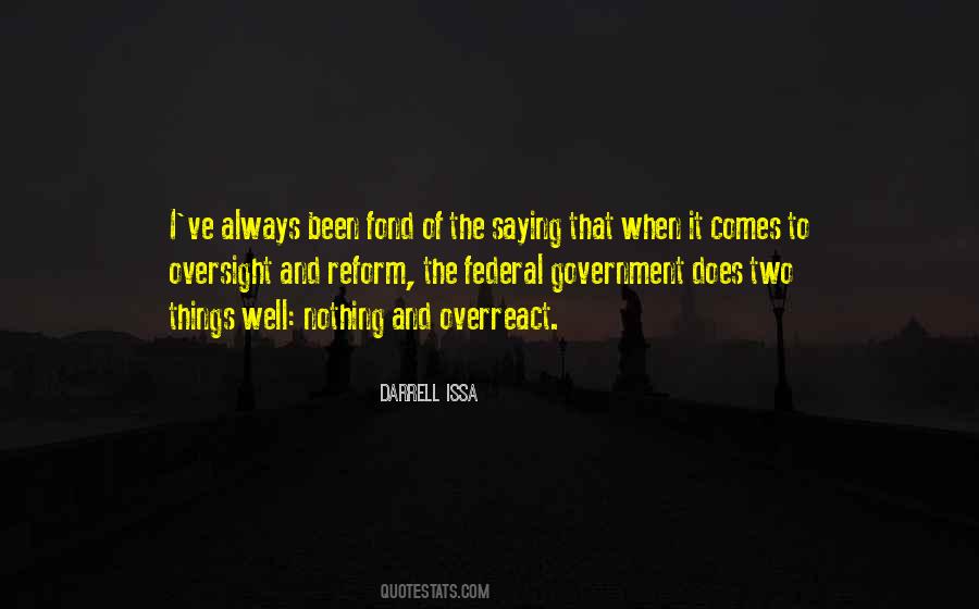 Quotes About Government Oversight #30024