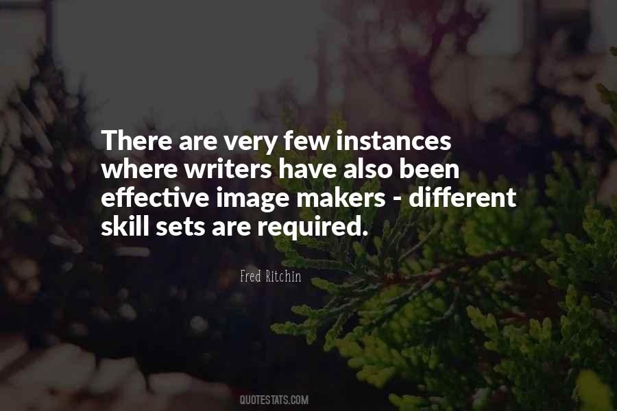 Quotes About Skill Sets #1096228