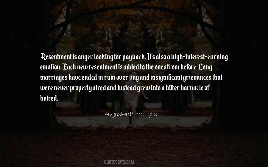 Quotes About Resentment And Anger #1081195