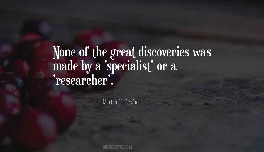 Quotes About Researcher #749941