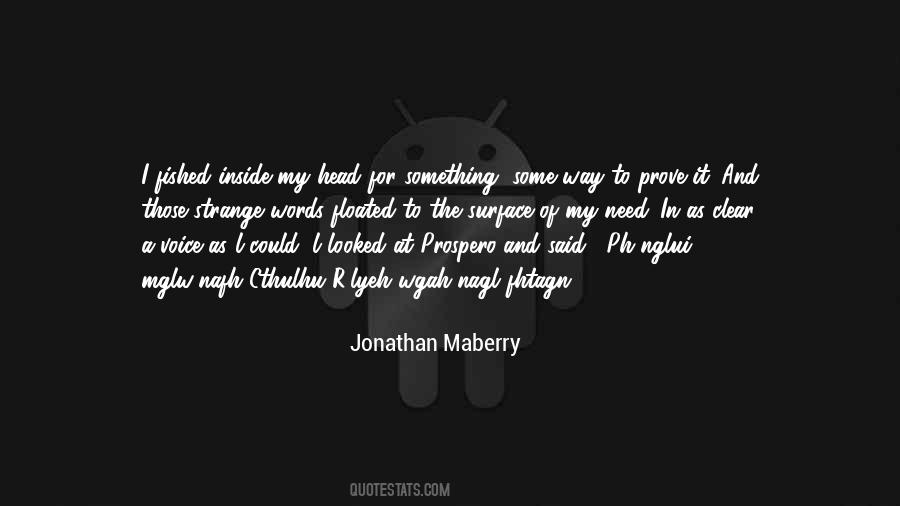 Quotes About Prospero #1718613