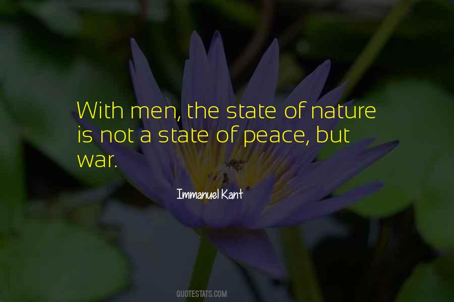 Quotes About The Nature Of War #1484300