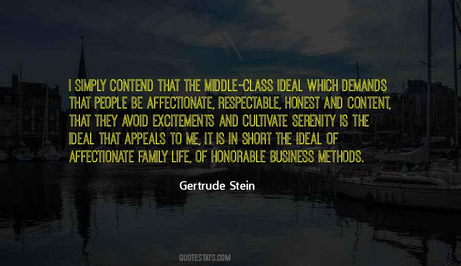Quotes About Middle Class Life #1759710