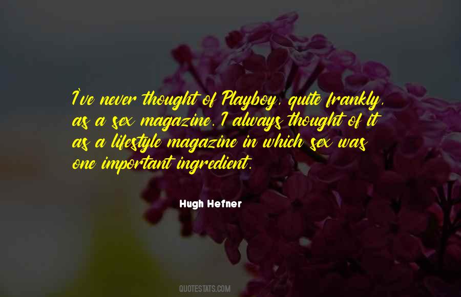 One Ingredient Quotes #1397914
