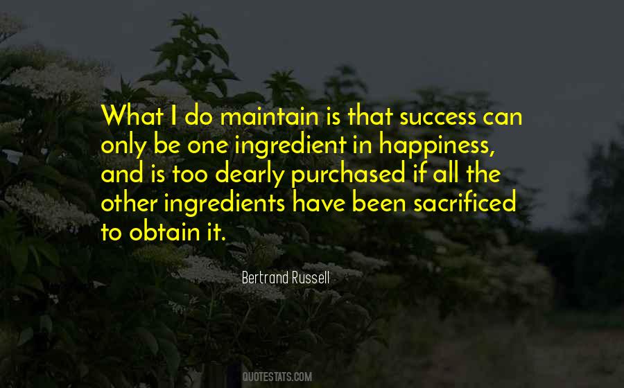 One Ingredient Quotes #1786900