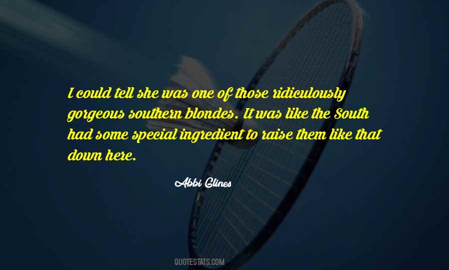 One Ingredient Quotes #299690