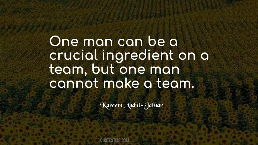 One Ingredient Quotes #528833