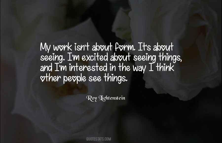 Quotes About Vision Seeing #417549