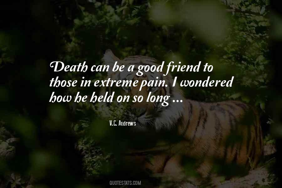 Quotes About Death As A Friend #170095