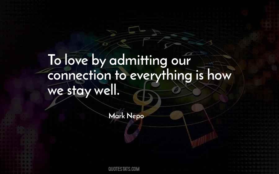 Quotes About Not Admitting You Love Someone #424169