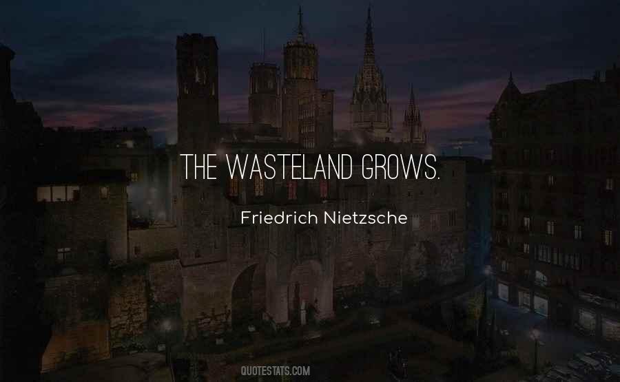 Quotes About Wasteland #95211