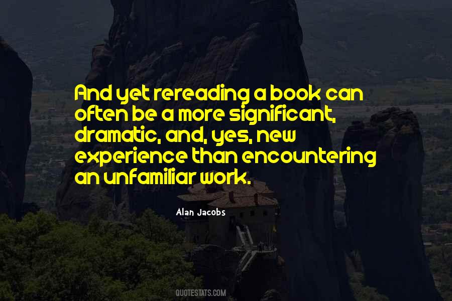 Quotes About Rereading A Book #1342371