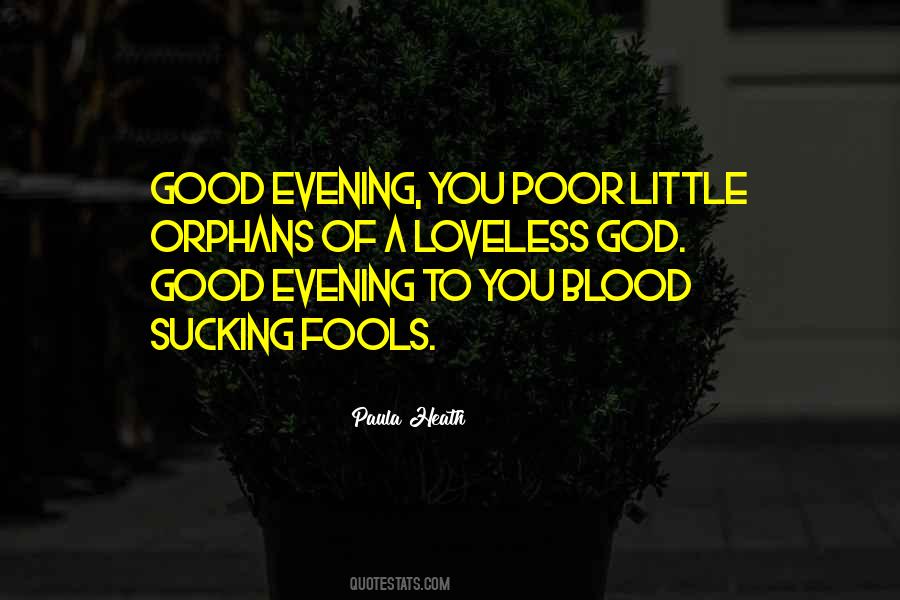 Quotes About A Good Evening #853502