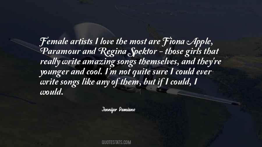 Female Artists Quotes #1667512